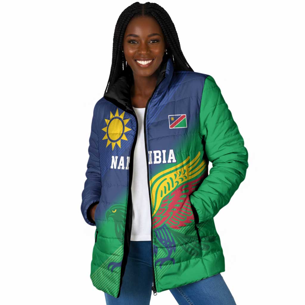 Custom Rugby African Namibia Padded Jacket Welwitschias African Fish Eagle