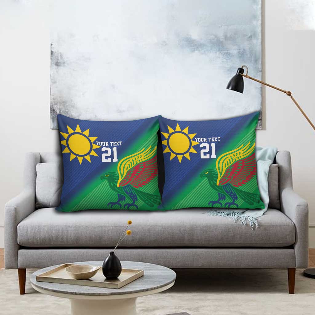 Custom Rugby African Namibia Pillow Cover Welwitschias African Fish Eagle