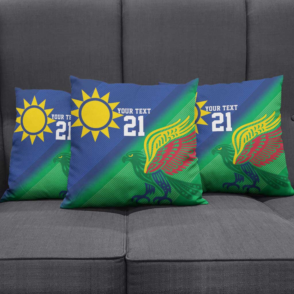 Custom Rugby African Namibia Pillow Cover Welwitschias African Fish Eagle