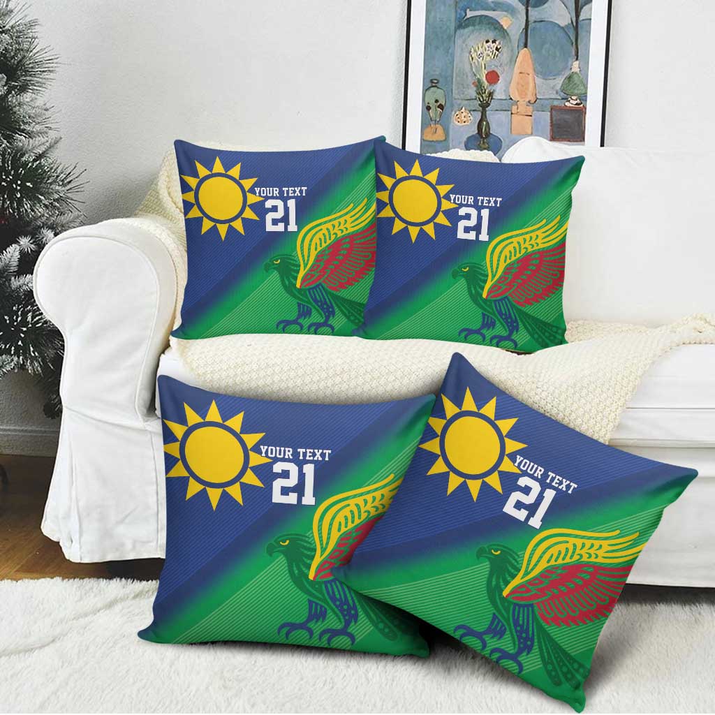 Custom Rugby African Namibia Pillow Cover Welwitschias African Fish Eagle