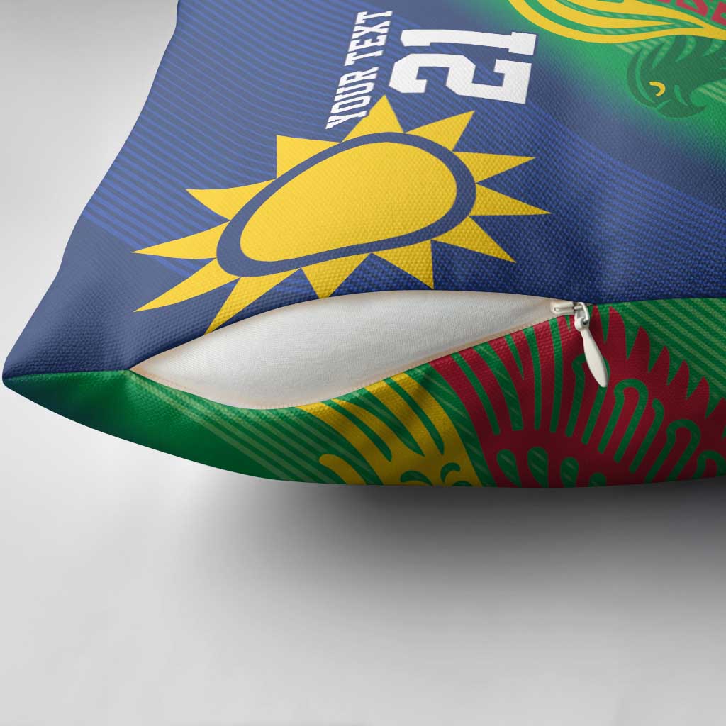 Custom Rugby African Namibia Pillow Cover Welwitschias African Fish Eagle