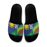 Custom Rugby African Namibia Slide Sandals Welwitschias African Fish Eagle