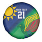 Custom Rugby African Namibia Spare Tire Cover Welwitschias African Fish Eagle - African Pride