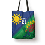 Custom Rugby African Namibia Tote Bag Welwitschias African Fish Eagle