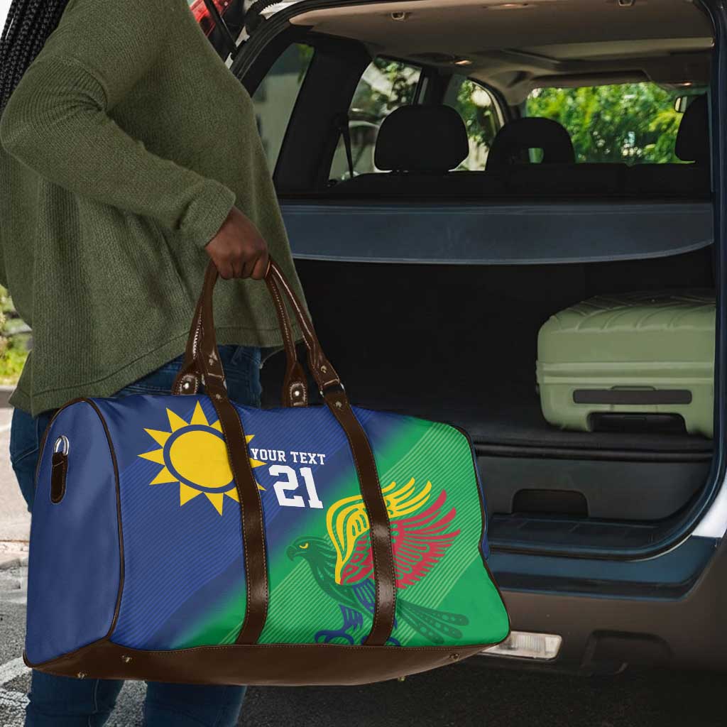 Custom Rugby African Namibia Travel Bag Welwitschias African Fish Eagle