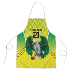 Custom Cricket African Nigeria Apron Najeriya Yellow Greens Eagle