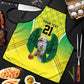 Custom Cricket African Nigeria Apron Najeriya Yellow Greens Eagle