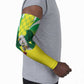 Custom Cricket African Nigeria Arm Sleeves Najeriya Yellow Greens Eagle