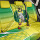Custom Cricket African Nigeria Back Car Seat Cover Najeriya Yellow Greens Eagle - African Pride