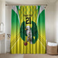 Custom Cricket African Nigeria Bathroom Set Najeriya Yellow Greens Eagle