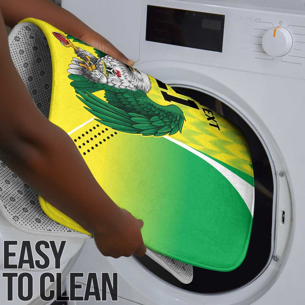 Custom Cricket African Nigeria Bathroom Set Najeriya Yellow Greens Eagle