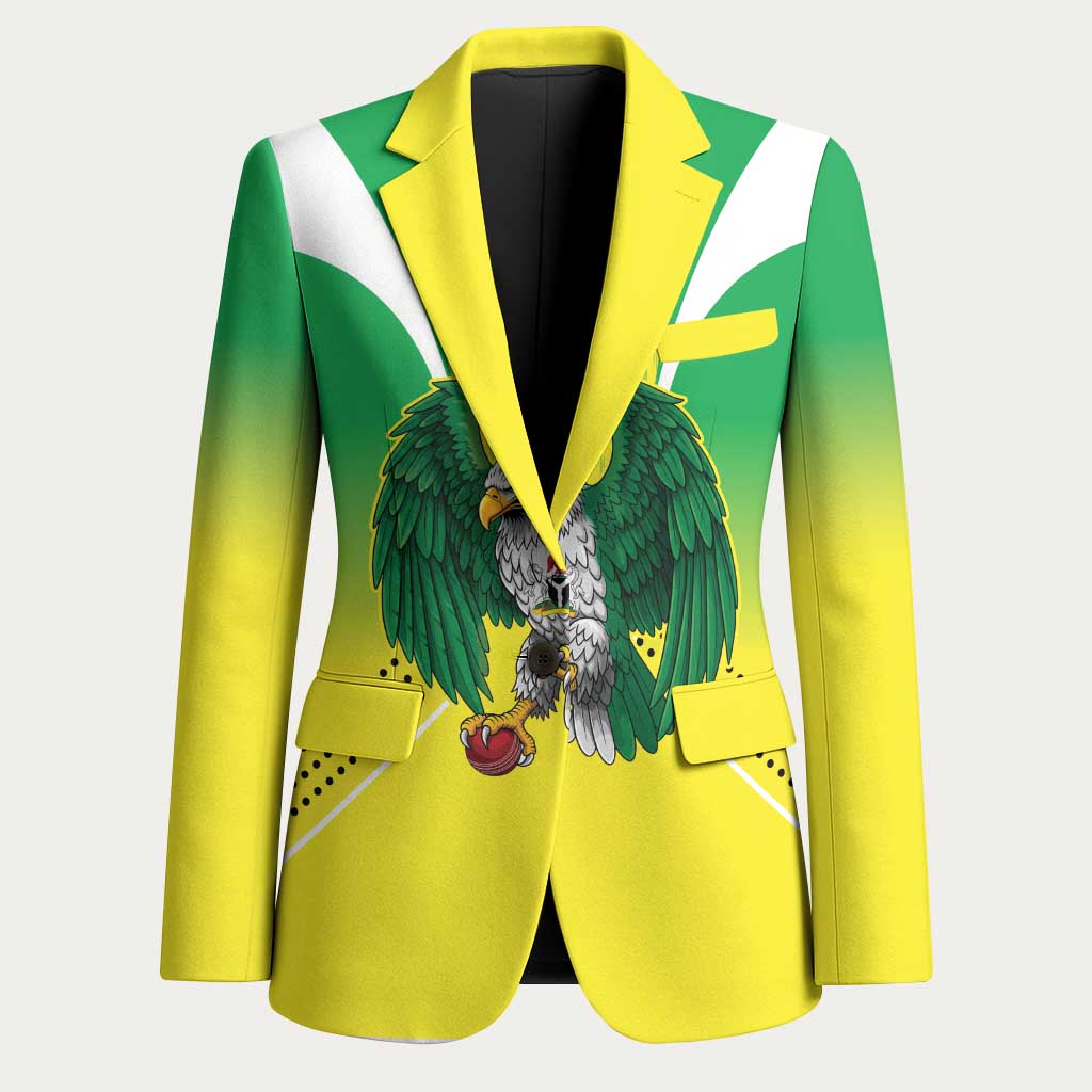 Custom Cricket African Nigeria Blazer Najeriya Yellow Greens Eagle