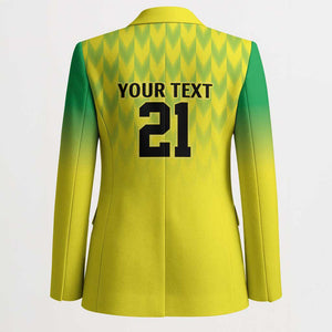 Custom Cricket African Nigeria Blazer Najeriya Yellow Greens Eagle