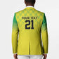 Custom Cricket African Nigeria Blazer Najeriya Yellow Greens Eagle