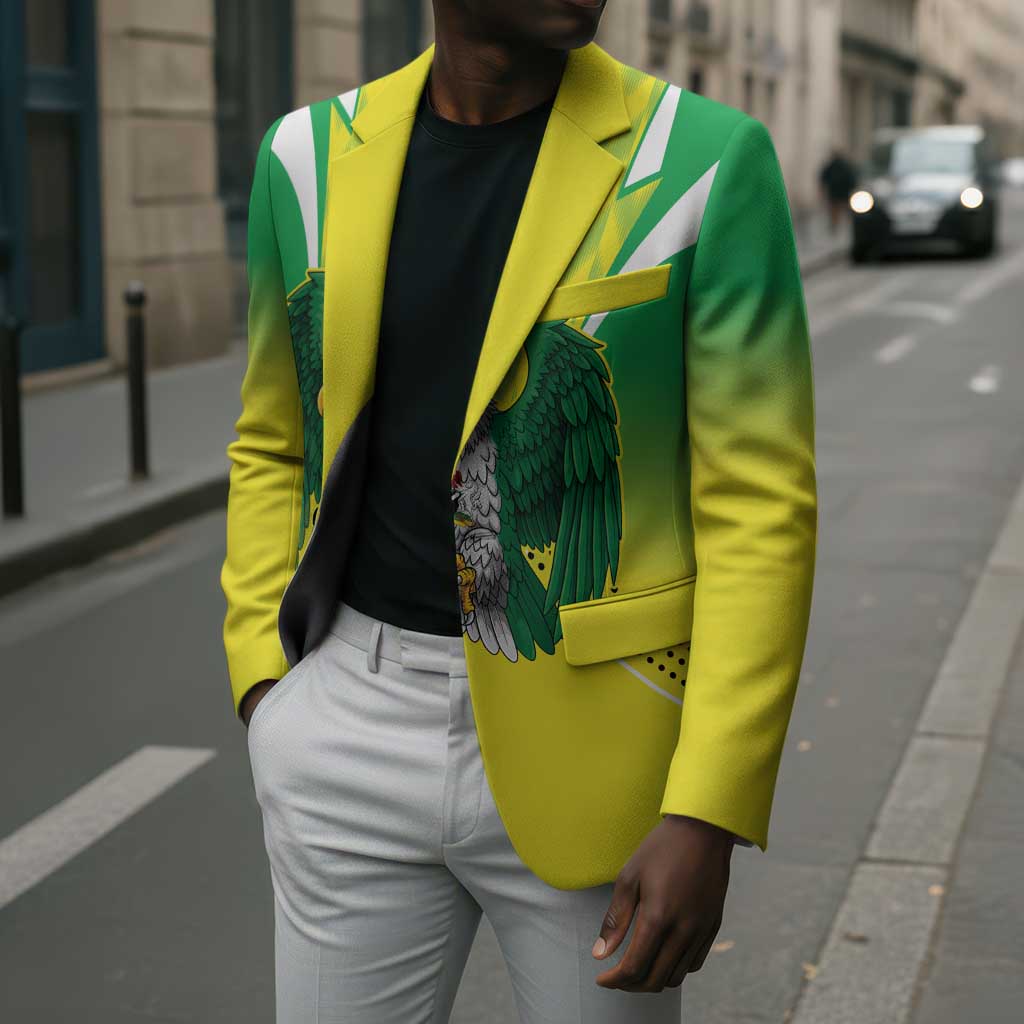 Custom Cricket African Nigeria Blazer Najeriya Yellow Greens Eagle