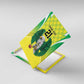 Custom Cricket African Nigeria Canvas Wall Art Najeriya Yellow Greens Eagle - African Pride