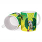 Custom Cricket African Nigeria Ceramic Mug Najeriya Yellow Greens Eagle