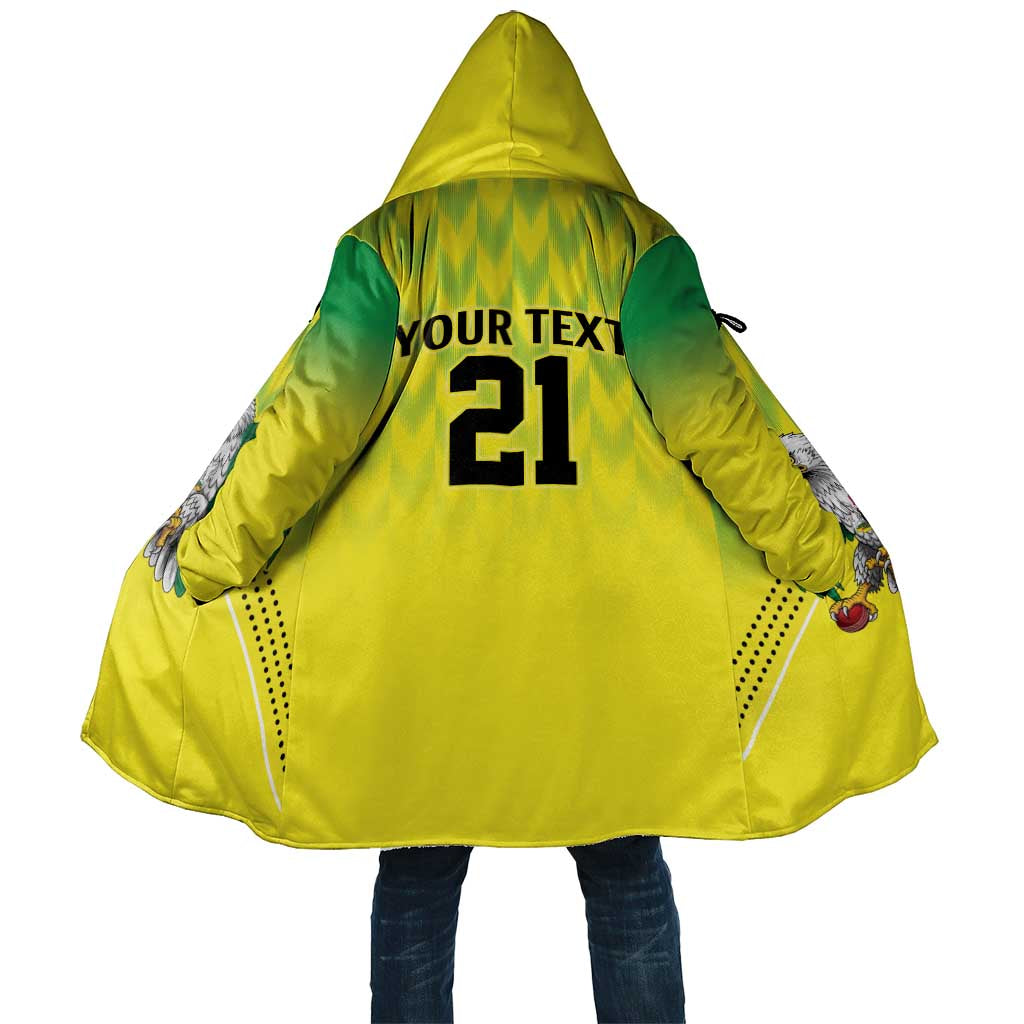Custom Cricket African Nigeria Cloak Najeriya Yellow Greens Eagle