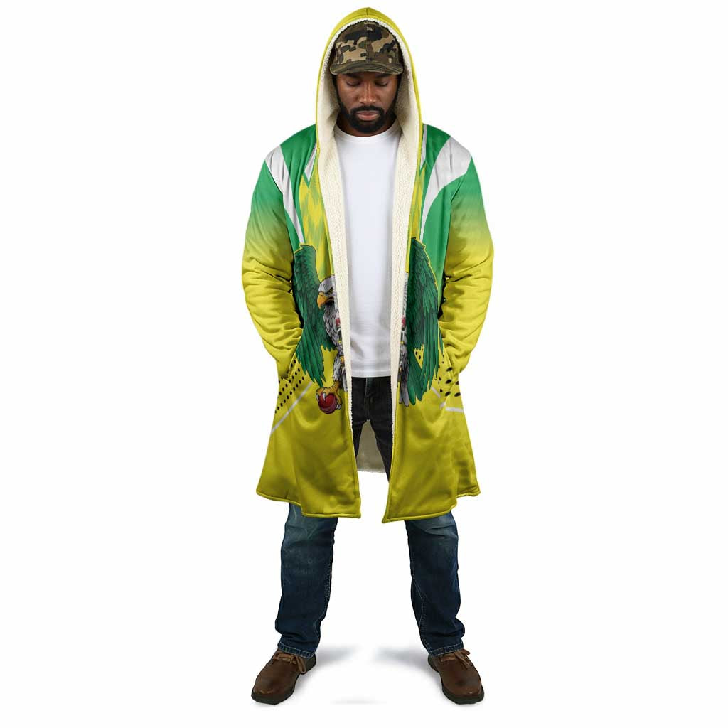 Custom Cricket African Nigeria Cloak Najeriya Yellow Greens Eagle
