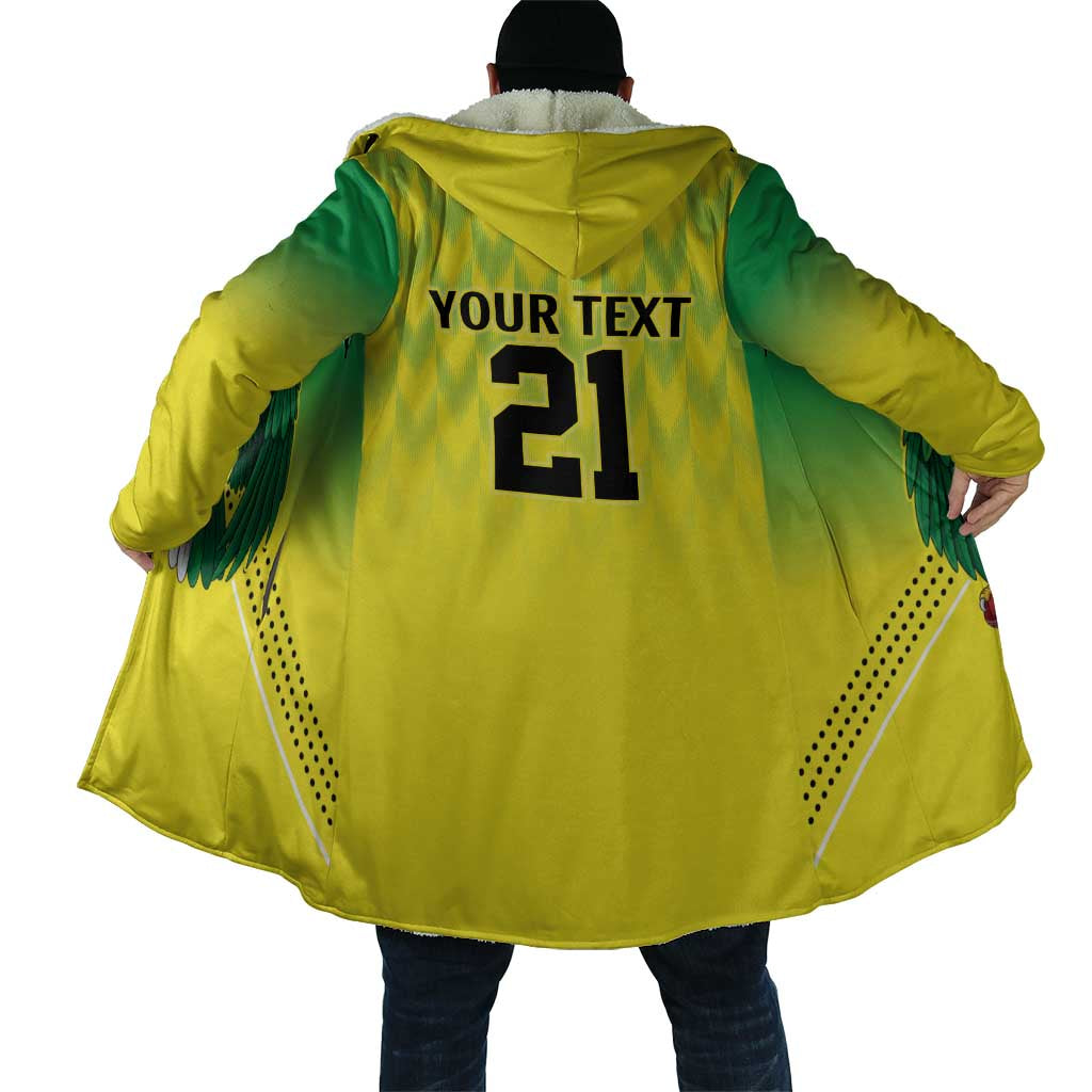 Custom Cricket African Nigeria Cloak Najeriya Yellow Greens Eagle