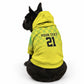 Custom Cricket African Nigeria Pet Hoodie Najeriya Yellow Greens Eagle