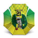 Custom Cricket African Nigeria Umbrella Najeriya Yellow Greens Eagle