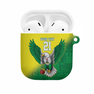 Custom Cricket African Nigeria AirPods Case Najeriya Angry Eagle Flag Motif