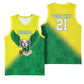 Custom Cricket African Nigeria Basketball Jersey Najeriya Angry Eagle Flag Motif LT9