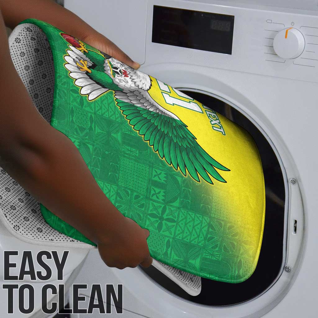 Custom Cricket African Nigeria Bathroom Set Najeriya Angry Eagle Flag Motif