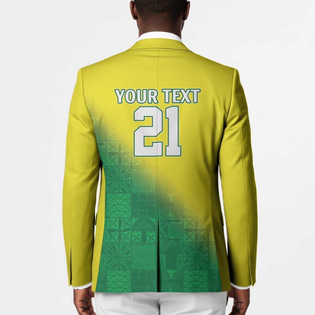 Custom Cricket African Nigeria Blazer Najeriya Angry Eagle Flag Motif