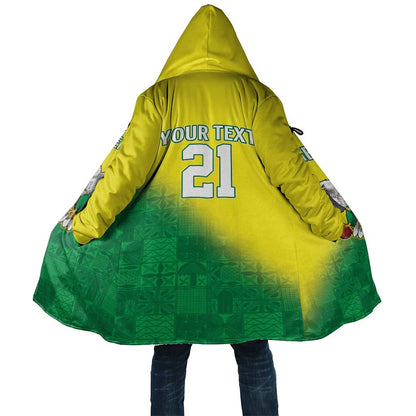 Custom Cricket African Nigeria Cloak Najeriya Angry Eagle Flag Motif