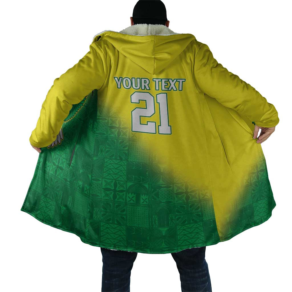 Custom Cricket African Nigeria Cloak Najeriya Angry Eagle Flag Motif