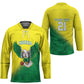 Custom Cricket African Nigeria Hockey Jersey Najeriya Angry Eagle Flag Motif