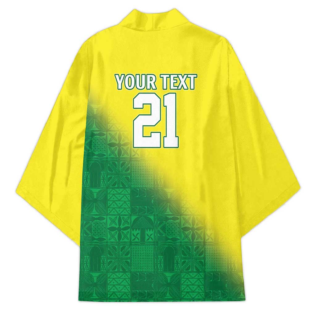 Custom Cricket African Nigeria Kimono Najeriya Angry Eagle Flag Motif