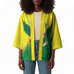 Custom Cricket African Nigeria Kimono Najeriya Angry Eagle Flag Motif