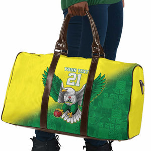 Custom Cricket African Nigeria Travel Bag Najeriya Angry Eagle Flag Motif