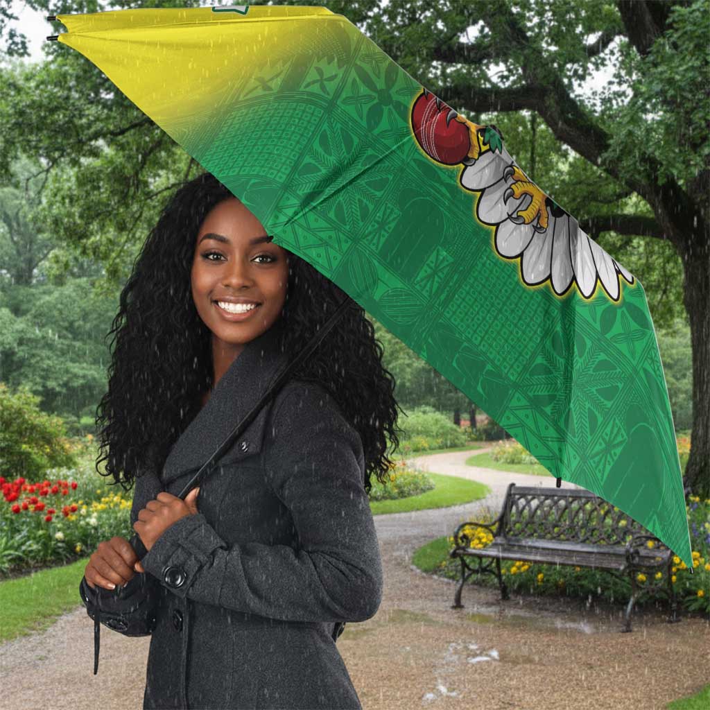 Custom Cricket African Nigeria Umbrella Najeriya Angry Eagle Flag Motif