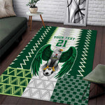 Custom Football African Nigeria Area Rug Classic 20-21 Home Jersey - African Pride