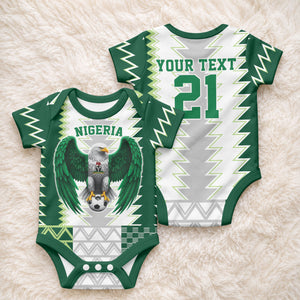 Custom Football African Nigeria Baby Onesie Classic 20-21 Home Jersey