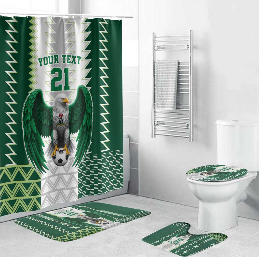 Custom Football African Nigeria Bathroom Set Classic 20-21 Home Jersey