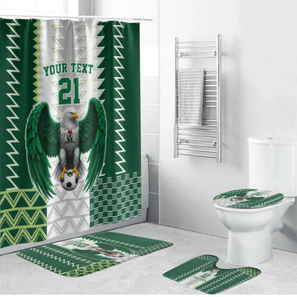 Custom Football African Nigeria Bathroom Set Classic 20-21 Home Jersey
