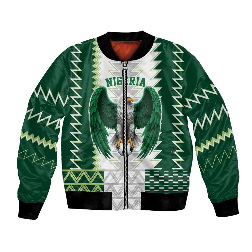 Custom Football African Nigeria Bomber Jacket Classic 20-21 Home Jersey - African Pride