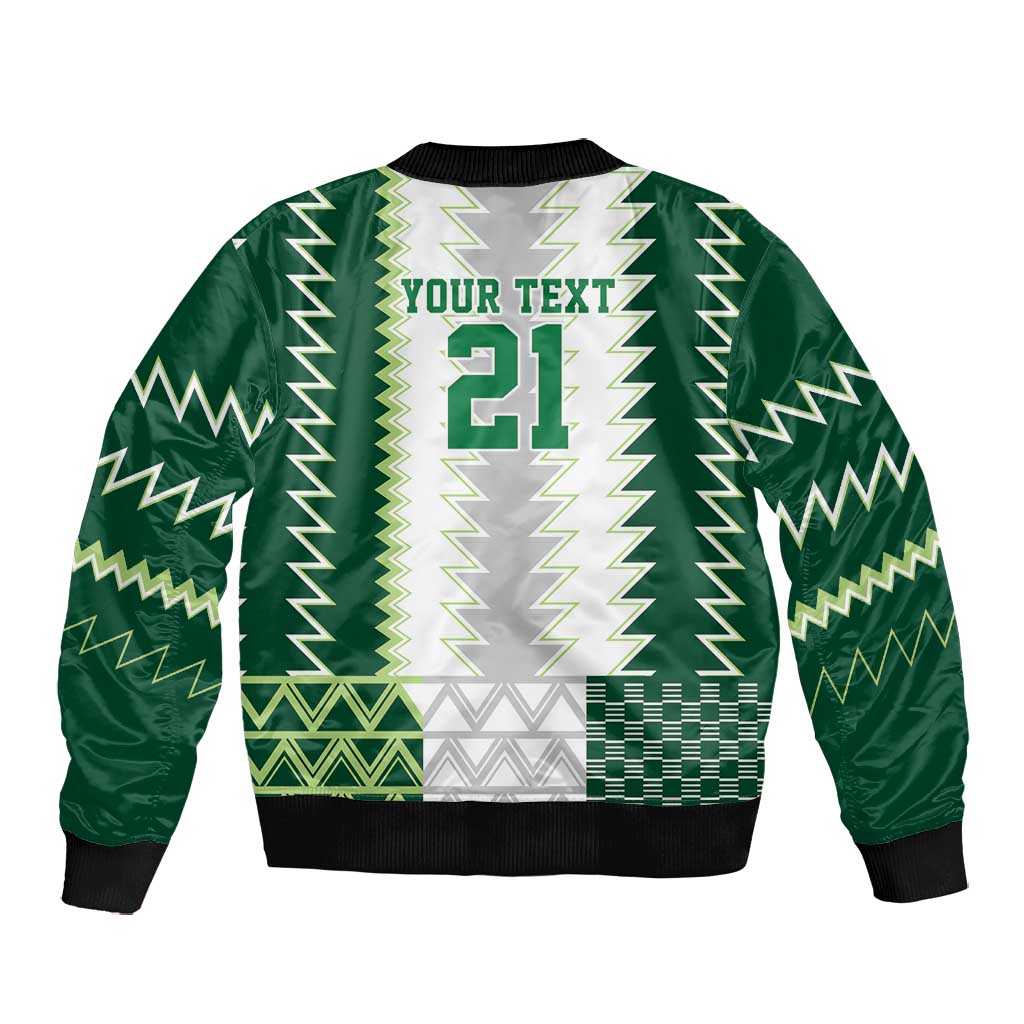 Custom Football African Nigeria Bomber Jacket Classic 20-21 Home Jersey - African Pride