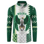 Custom Football African Nigeria Button Sweatshirt Classic 20-21 Home Jersey