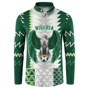 Custom Football African Nigeria Button Sweatshirt Classic 20-21 Home Jersey