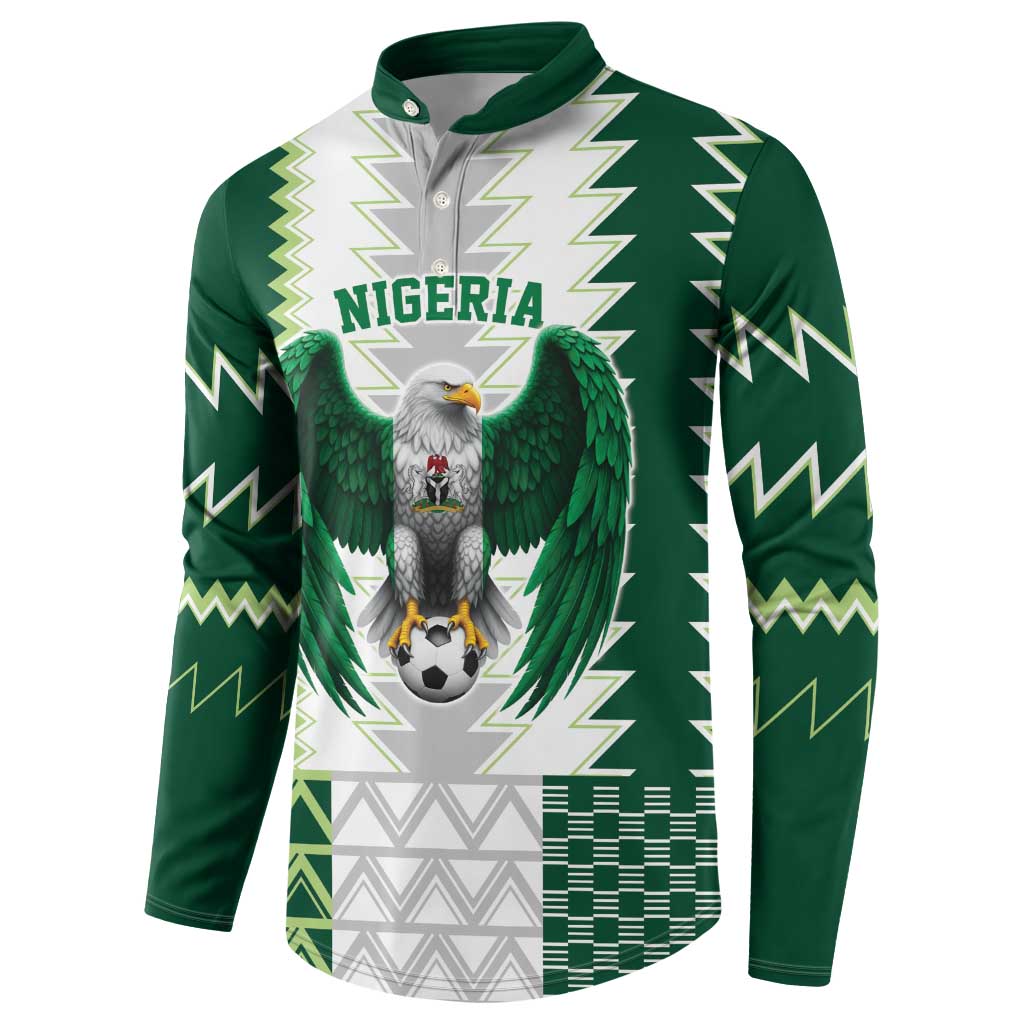Custom Football African Nigeria Button Sweatshirt Classic 20-21 Home Jersey