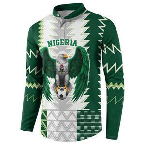 Custom Football African Nigeria Button Sweatshirt Classic 20-21 Home Jersey