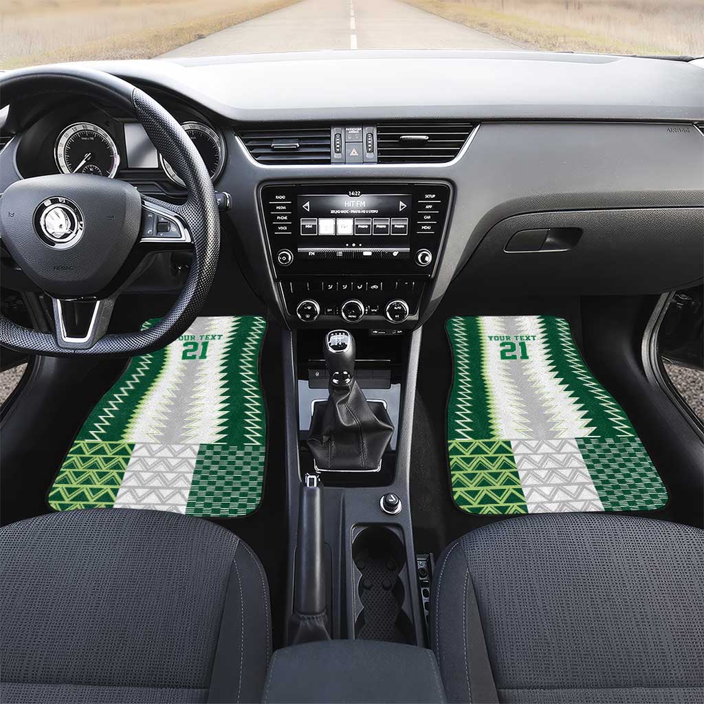 Custom Football African Nigeria Car Mats Classic 20-21 Home Jersey - African Pride