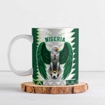 Custom Football African Nigeria Ceramic Mug Classic 20-21 Home Jersey