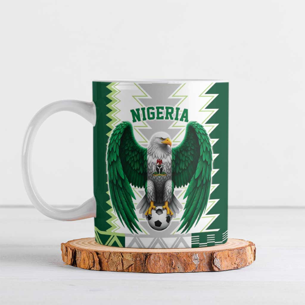 Custom Football African Nigeria Ceramic Mug Classic 20-21 Home Jersey